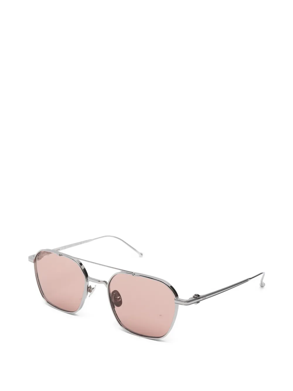 Cartier Eyewear Zonnebril met geometrisch montuur Zilver