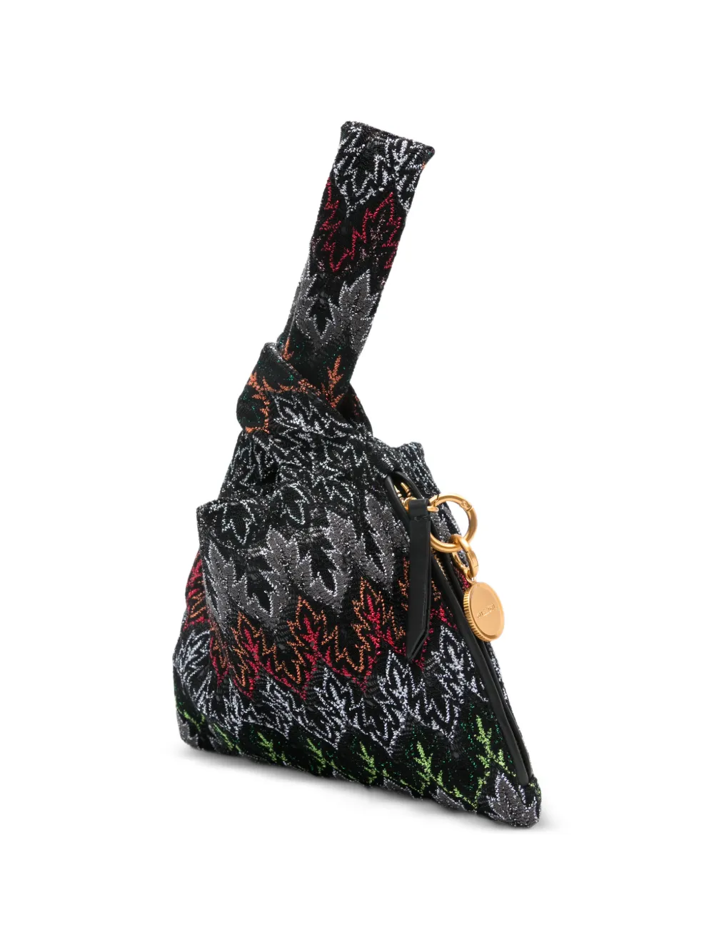 Missoni Raschel Pinetto lurex shopper Zwart
