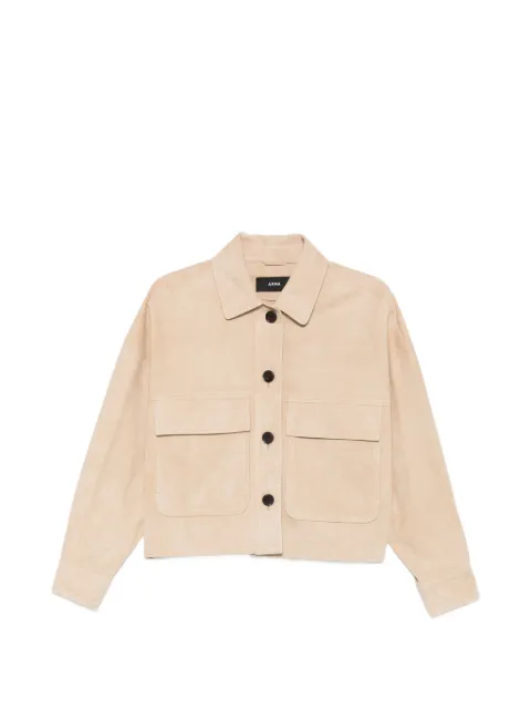 Arma Miri front pocket leather jacket