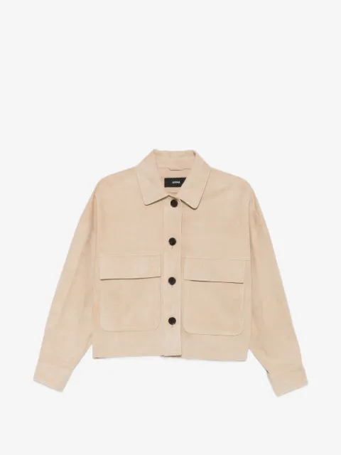 Arma Miri front pocket leather jacket