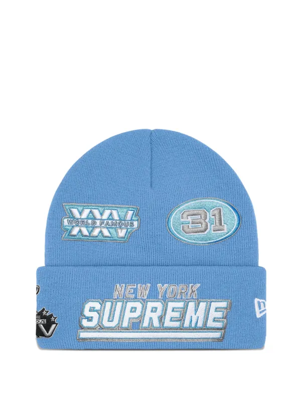 帽子 supreme New Era Football Beanie Supreme New Era Football Beanie Black - FW25 - US