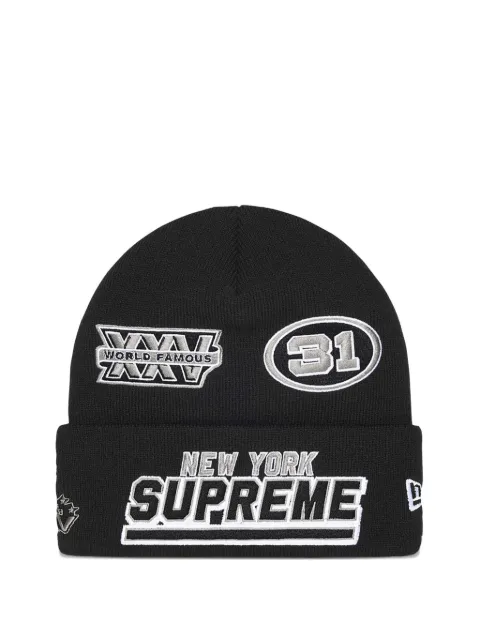 Supreme x New Era Football beanie hat