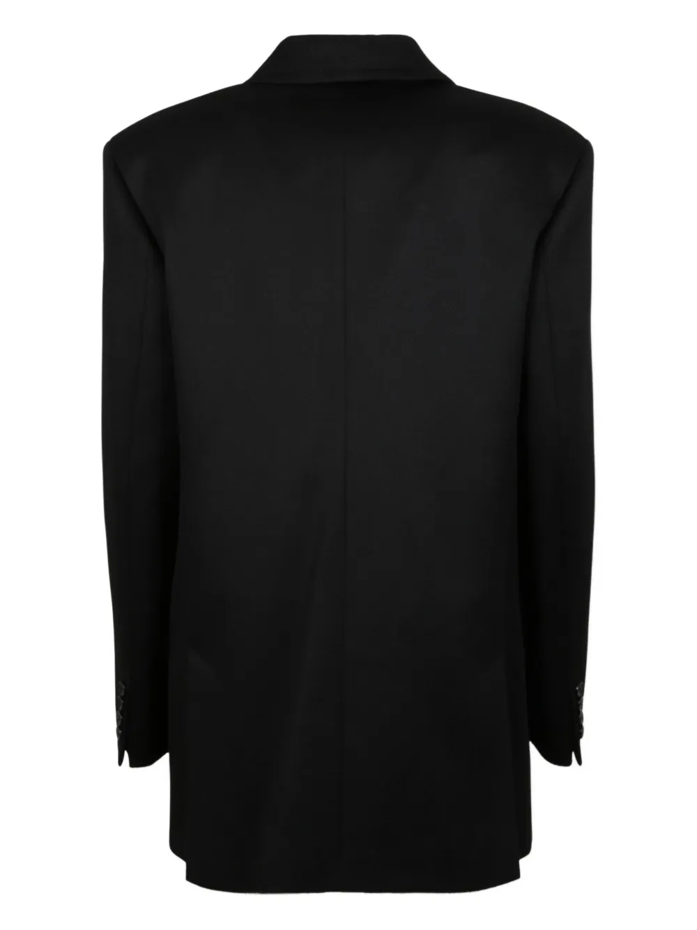 Max Mara Olimpia jack met dubbele rij knopen Zwart