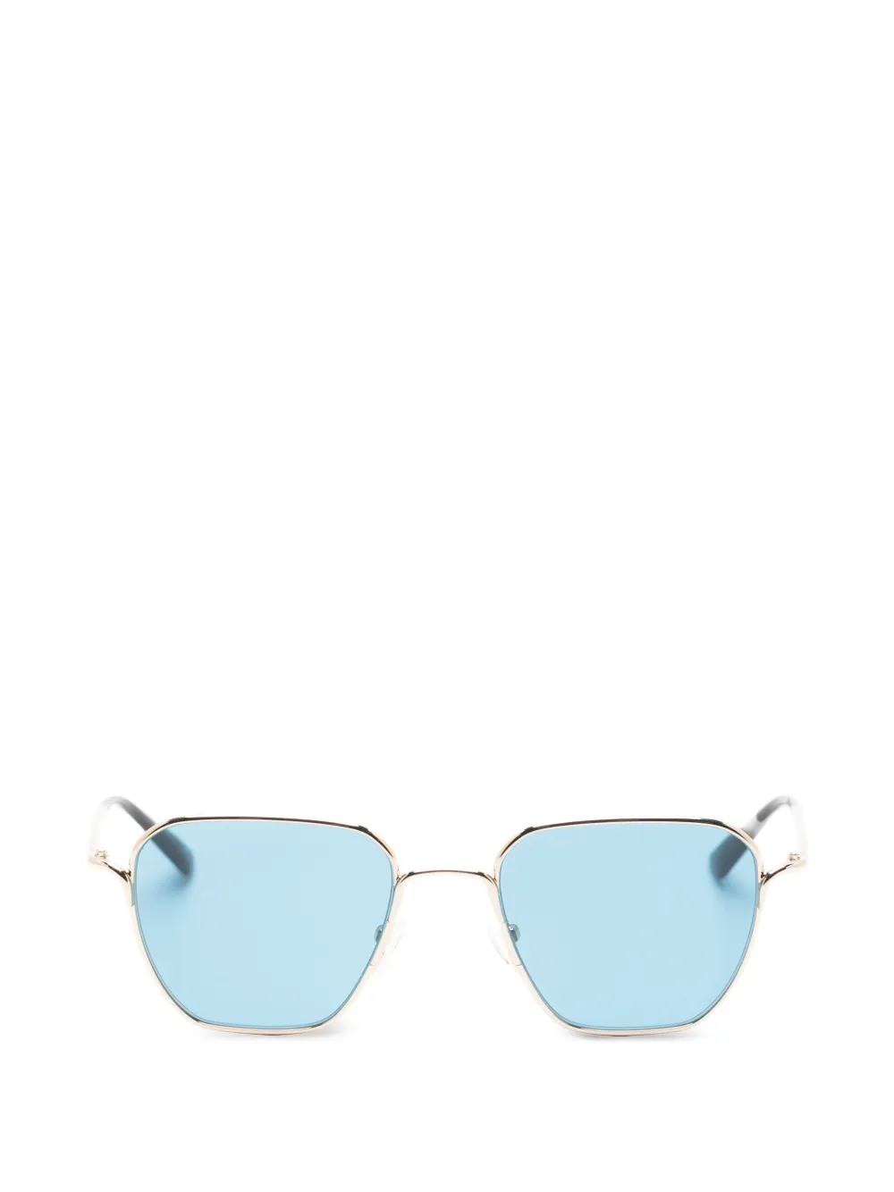 Alexander McQueen Eyewear Occhiali da sole geometrici - Oro