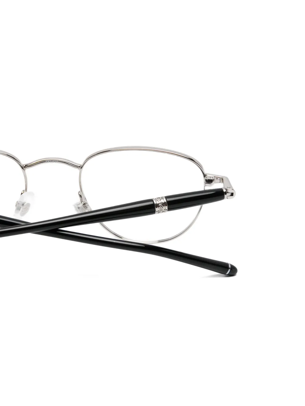 Montblanc Bril met rond montuur Zilver