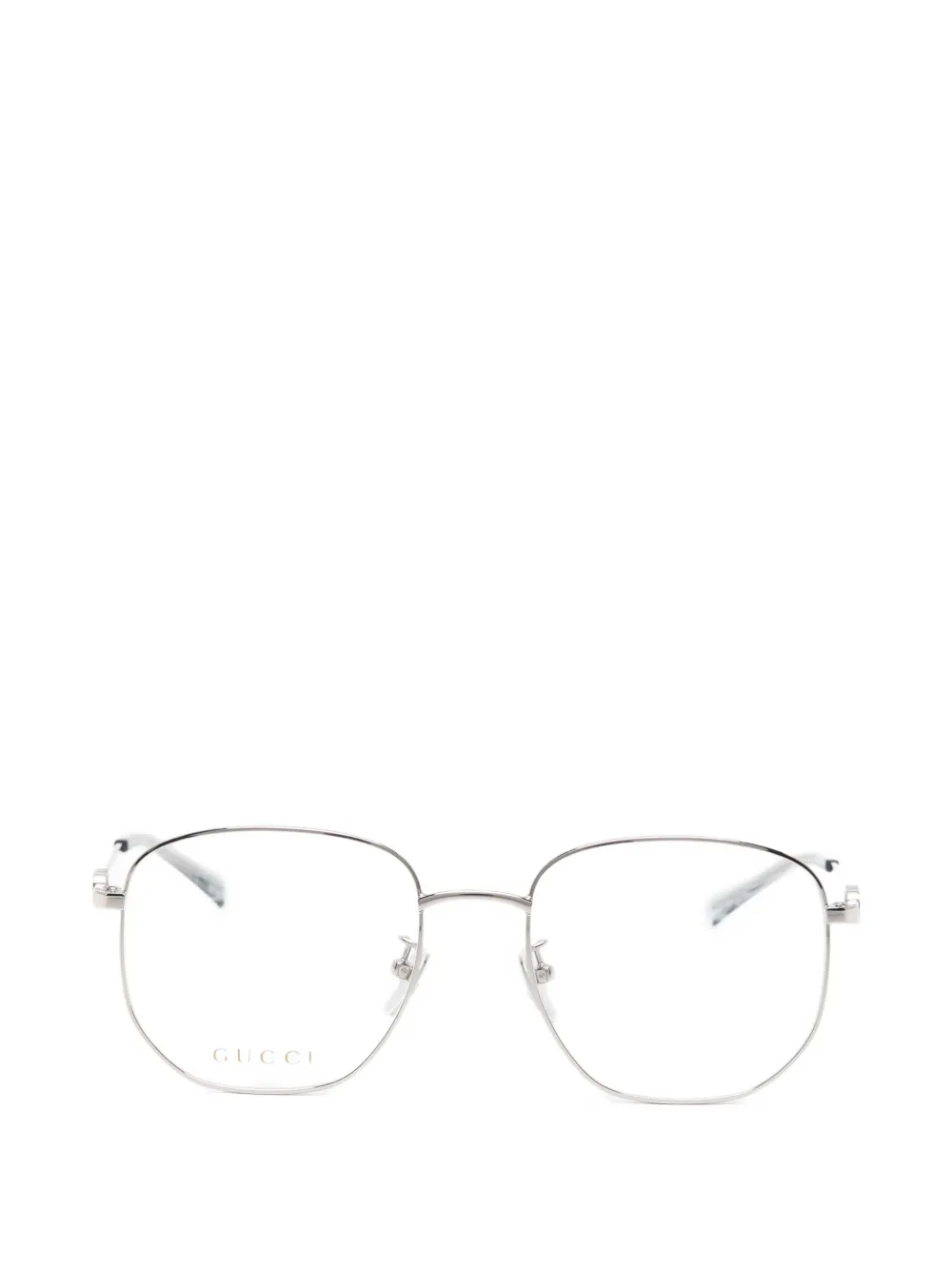 Gucci Eyewear square frame glasses - Argento