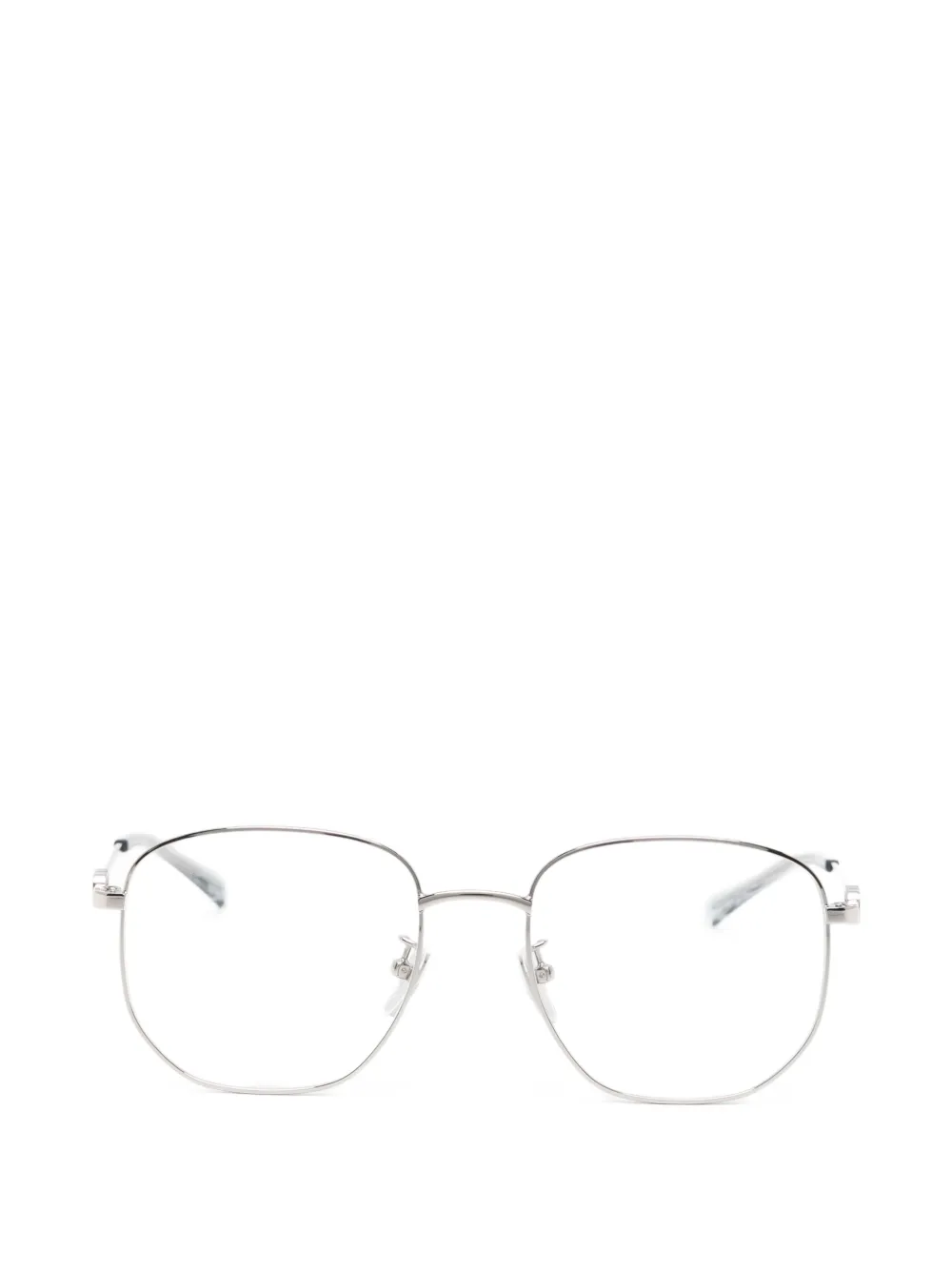Gucci Eyewear square frame glasses - Silber