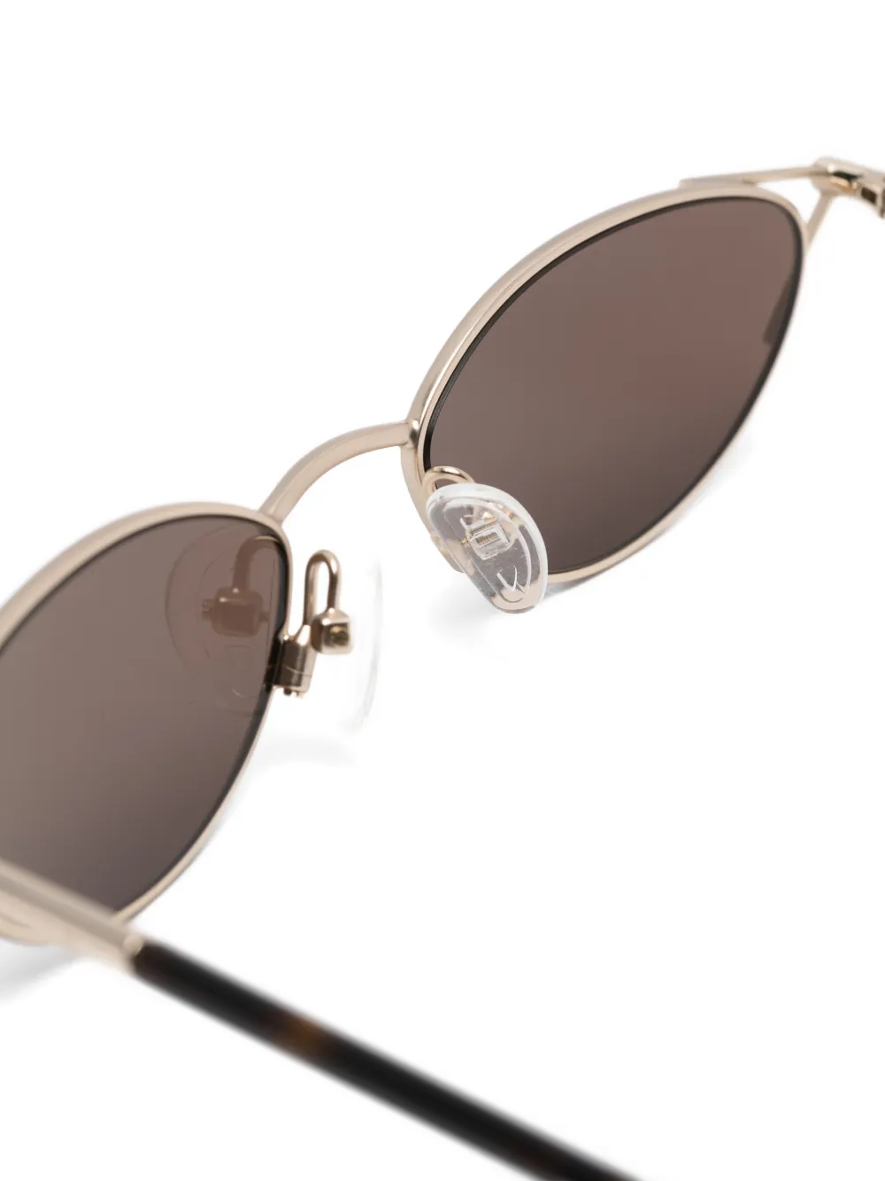  Alexander Mcqueen Eyewear Gafas De Sol Con Montura Cat Eye - Dorado 