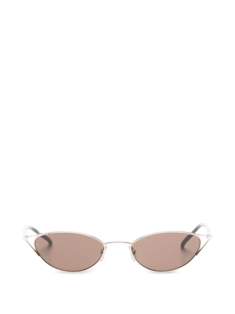 Alexander McQueen Eyewear Occhiali da sole cat-eye - Oro