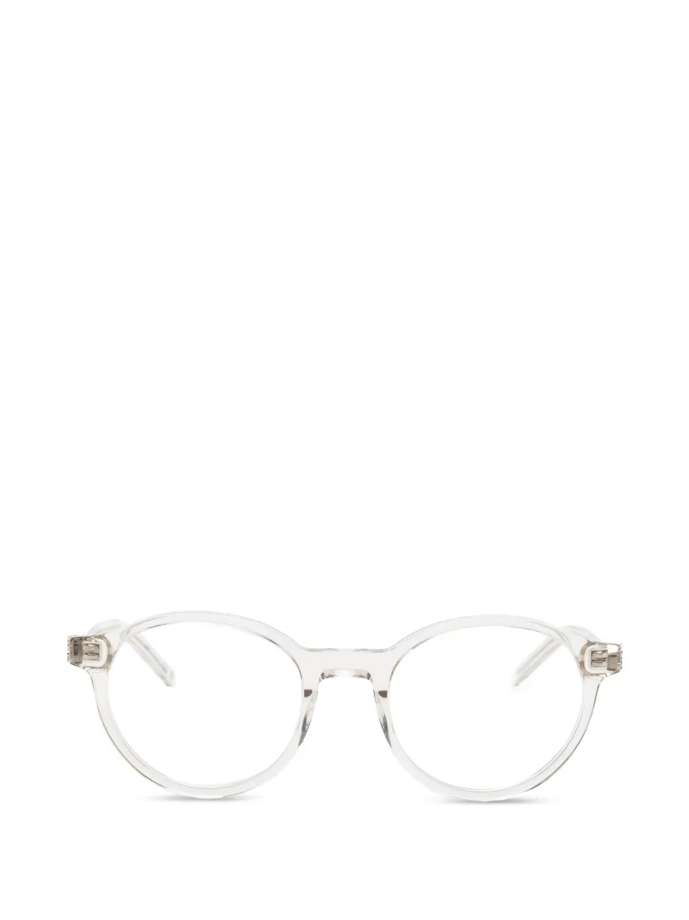 Saint Laurent Eyewear round-frame glasses - Toni neutri