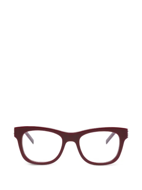 Saint Laurent Eyewear logo square-frame glasses