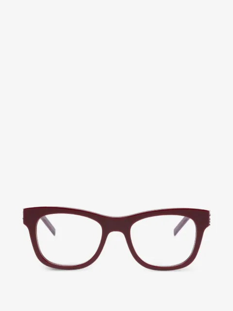 Saint Laurent Eyewear logo square-frame glasses