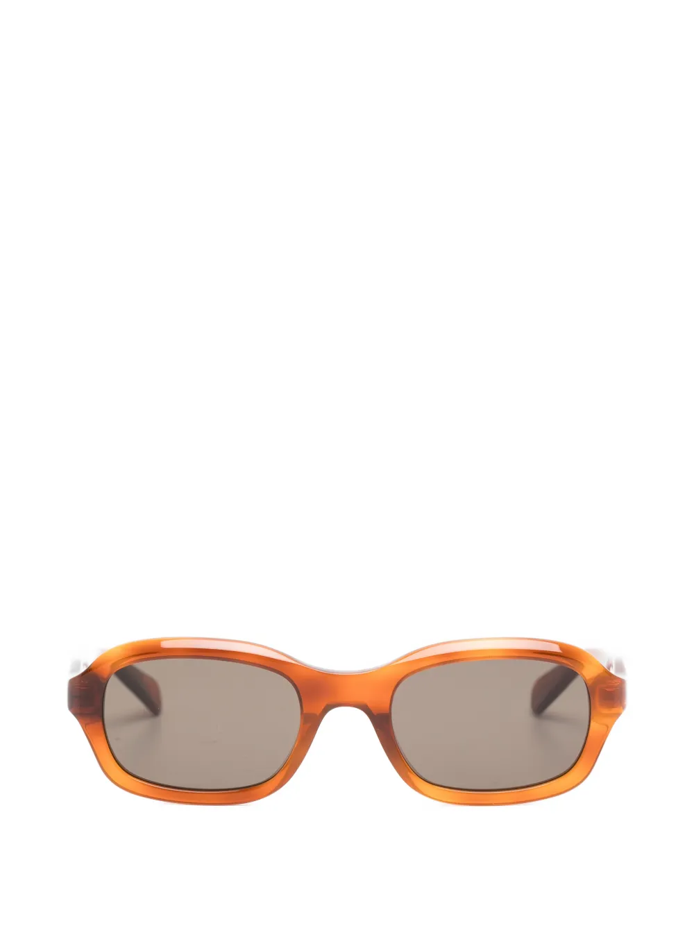 VALENTINO GARAVANI EYEWEAR VLogo square-frame sunglasses - Marrone