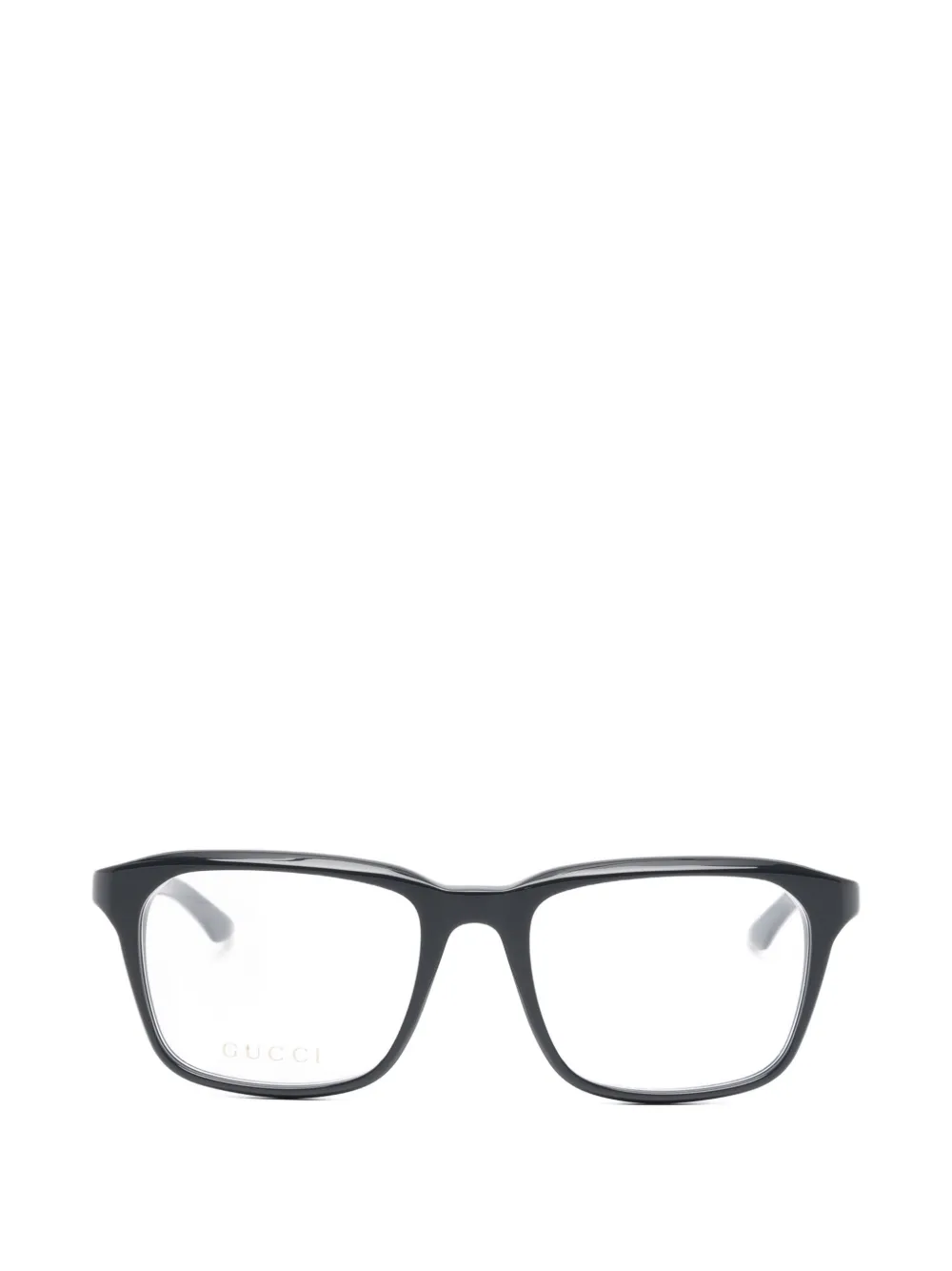 Gucci Eyewear rectangle glasses - Blu