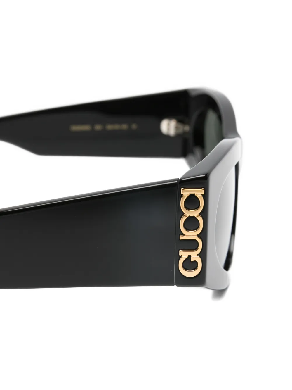 Gucci Eyewear Zonnebril met logodetail Zwart