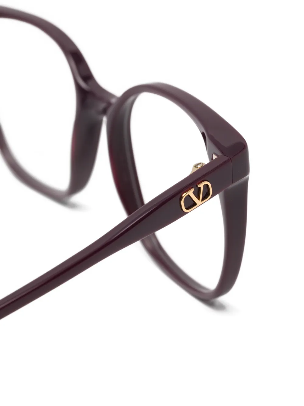 VALENTINO GARAVANI EYEWEAR VLogo bril met vierkant montuur Rood