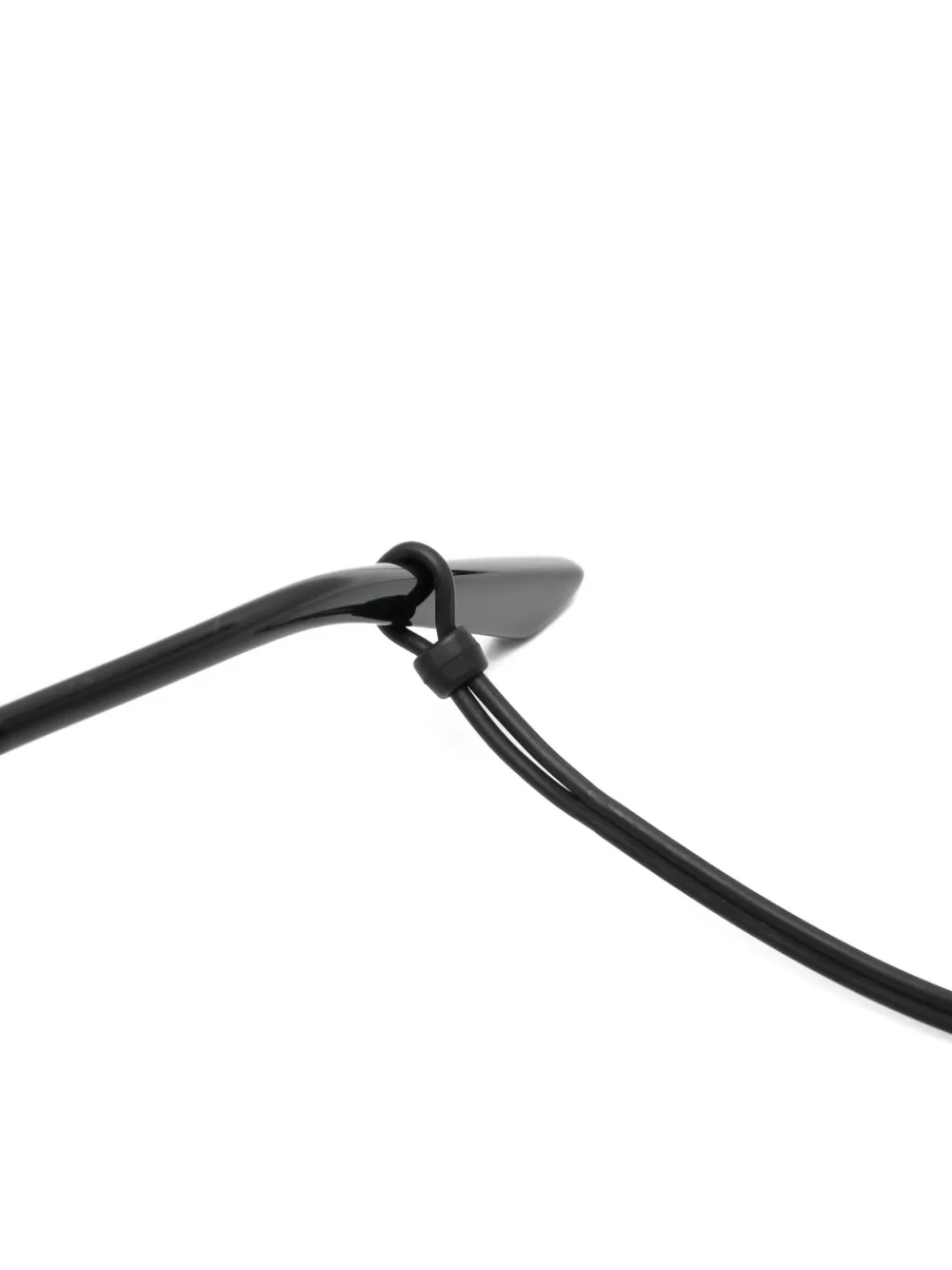 Montblanc Zonnebril met logodetail Zwart