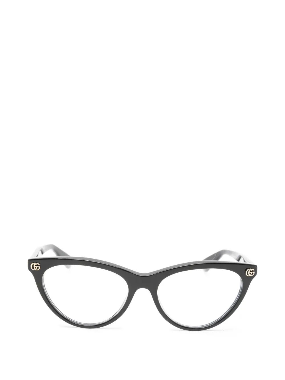 Gucci Eyewear Double G cat-eye glasses - Nero
