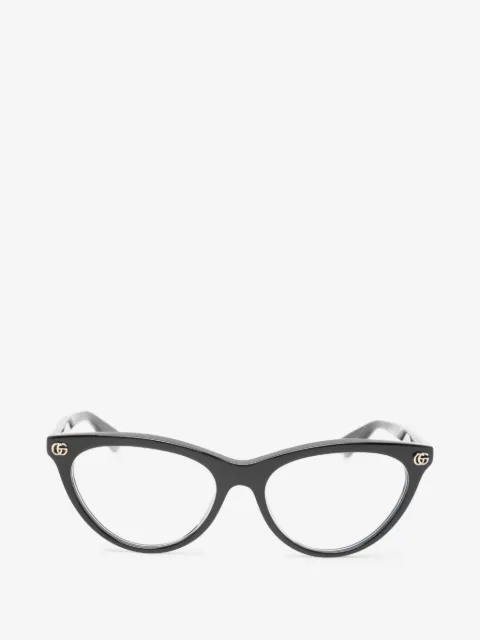 Gucci Eyewear 더블 G 캣아이 프레임 안경