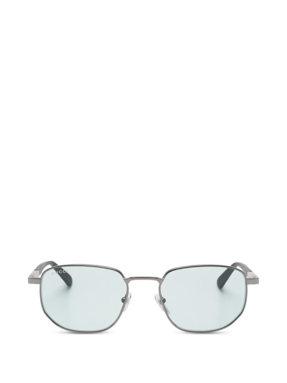 Gucci Eyewear geometric-frame sunglasses - Grigio