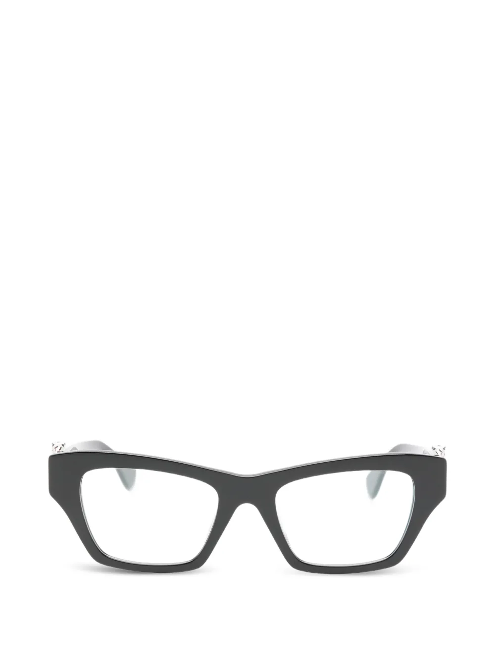 Cartier Eyewear Klassische Cat-Eye-Brille - Schwarz