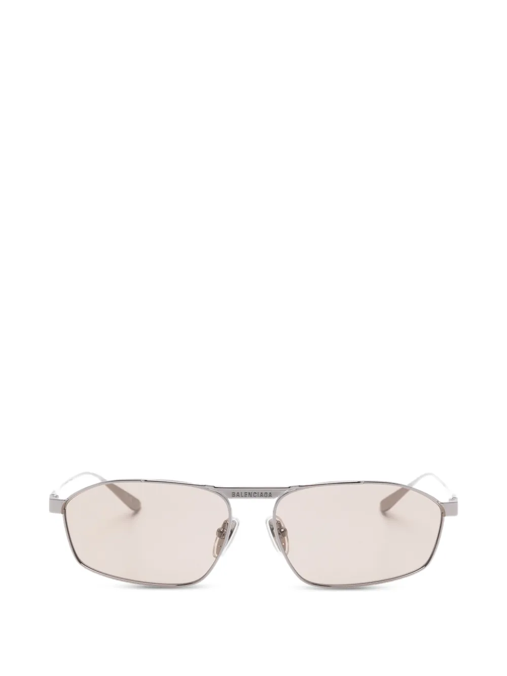 Balenciaga Eyewear geometric-frame sunglasses - Argento