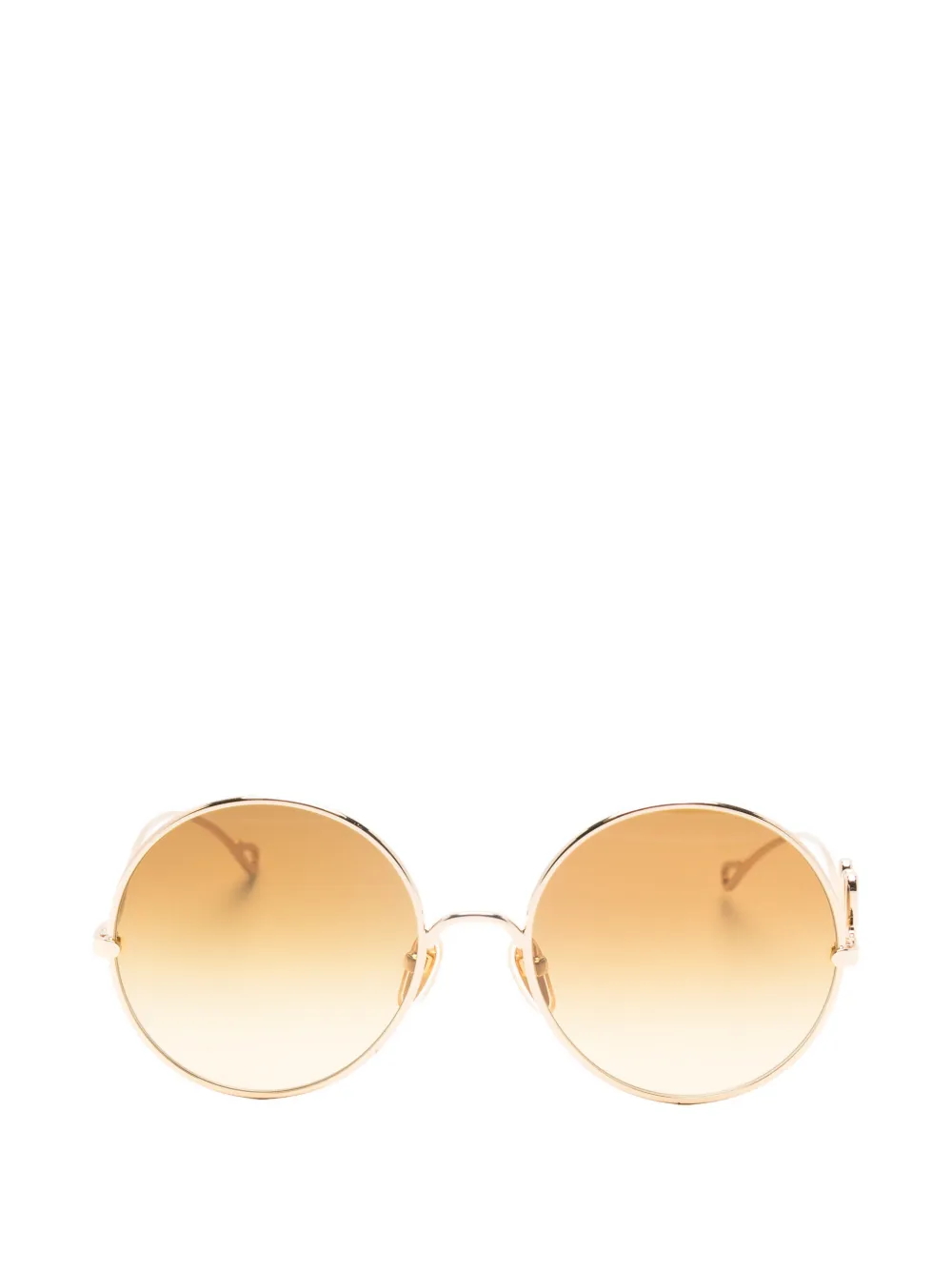 Chloé Round-frame Sunglasses In Green