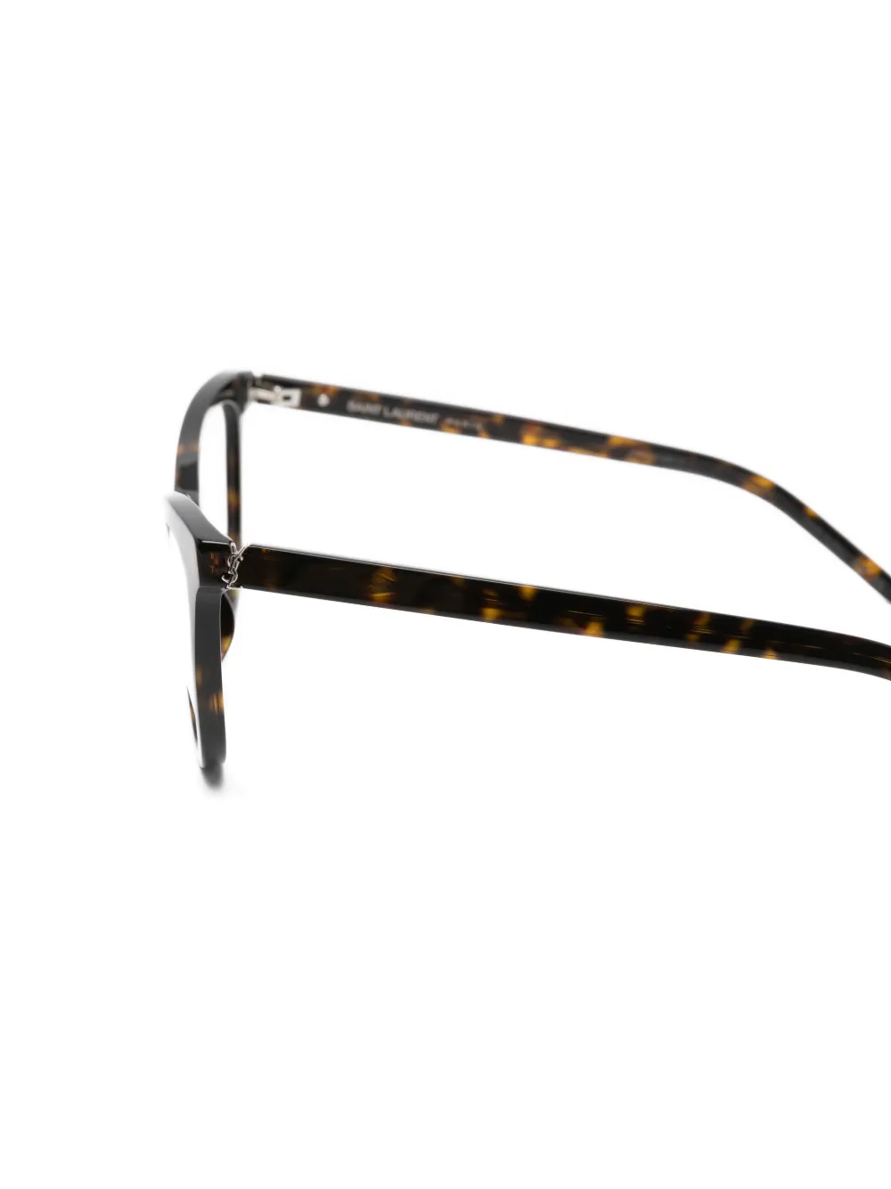 Saint Laurent Eyewear Bril met cat-eye montuur Bruin