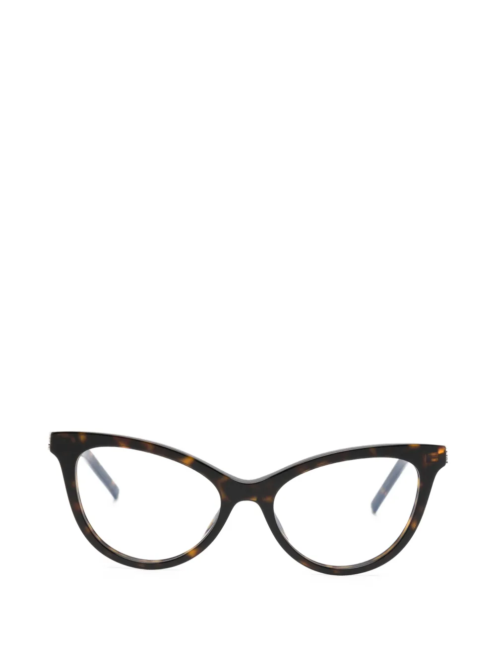 Saint Laurent Eyewear cat-eye glasses - Marrone