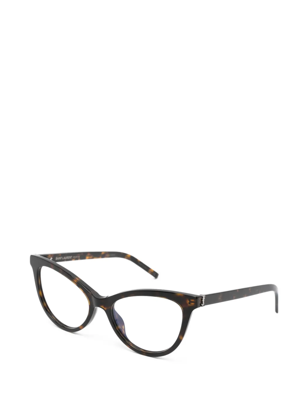 Saint Laurent Eyewear Bril met cat-eye montuur Bruin
