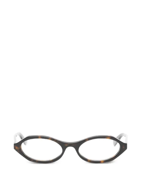 Alexander McQueen Eyewear lentes con armazón ovalada