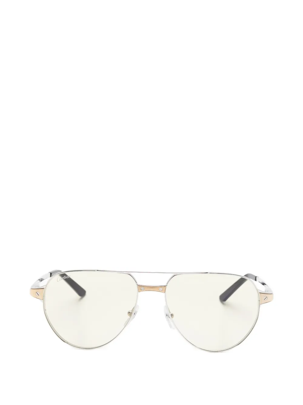 Cartier Eyewear pilot-frame sunglasses - Argento