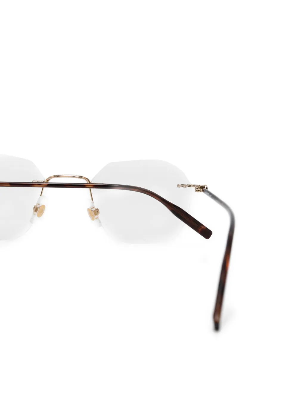 Montblanc Bril met rond montuur Goud