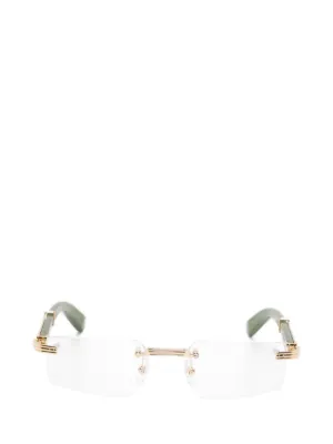 Cartier Eyewear リムレス スクエア眼鏡フレーム | ニュートラル