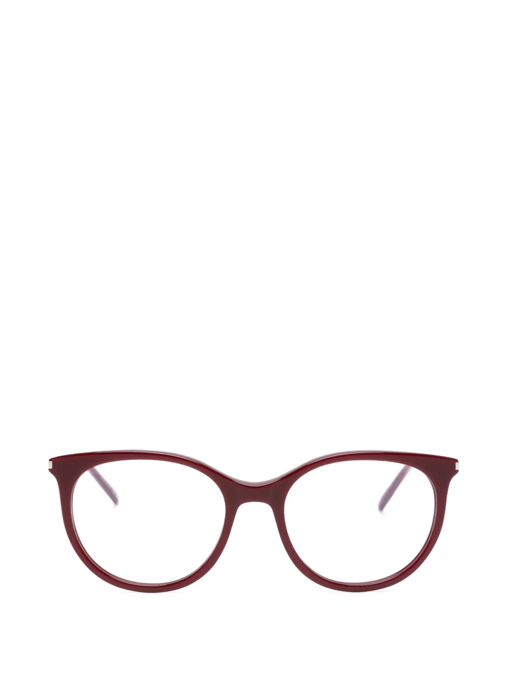 Saint Laurent Eyewear Occhiali tondi - Marrone