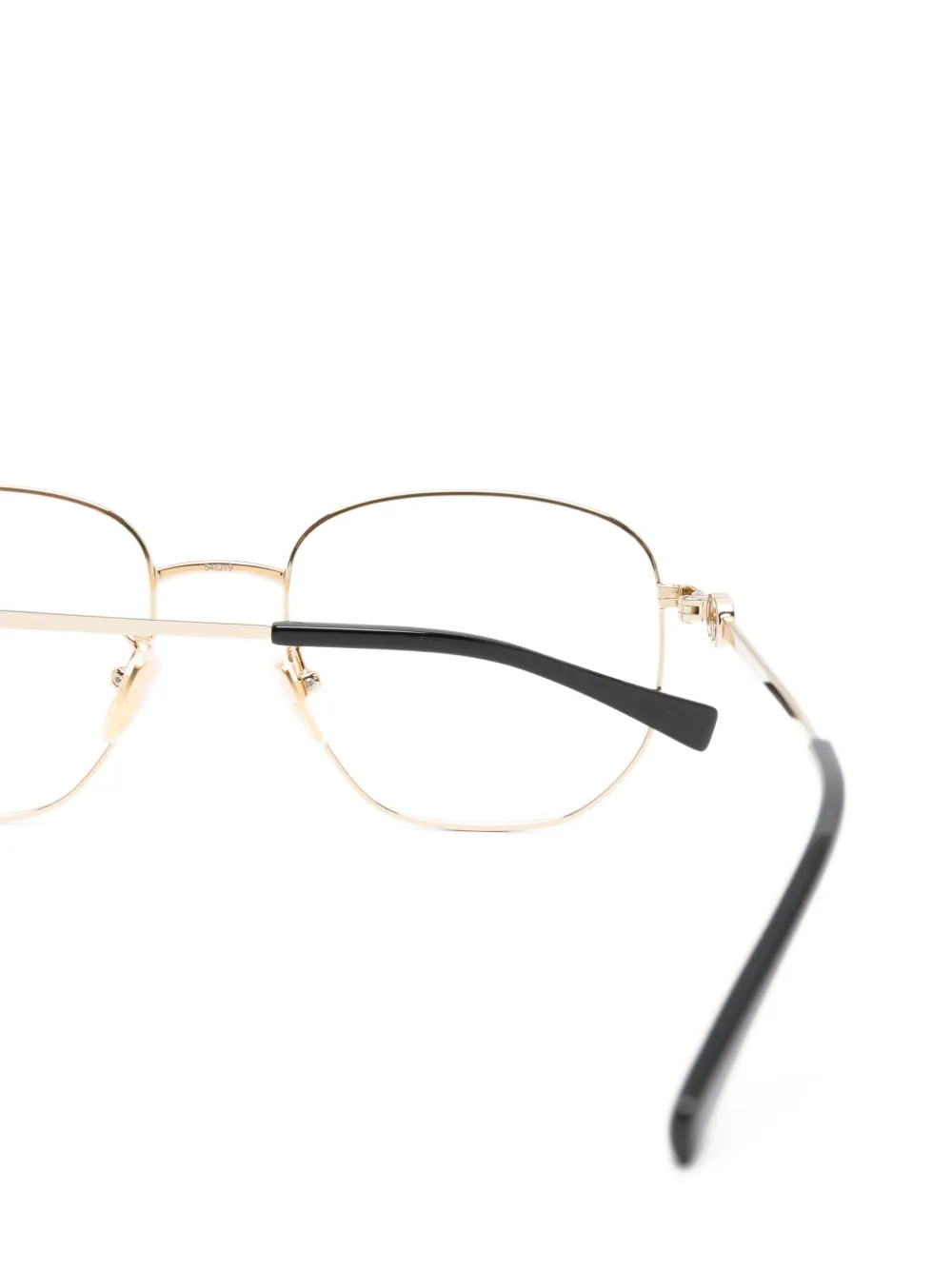 Gucci Eyewear Bril met rond montuur Goud