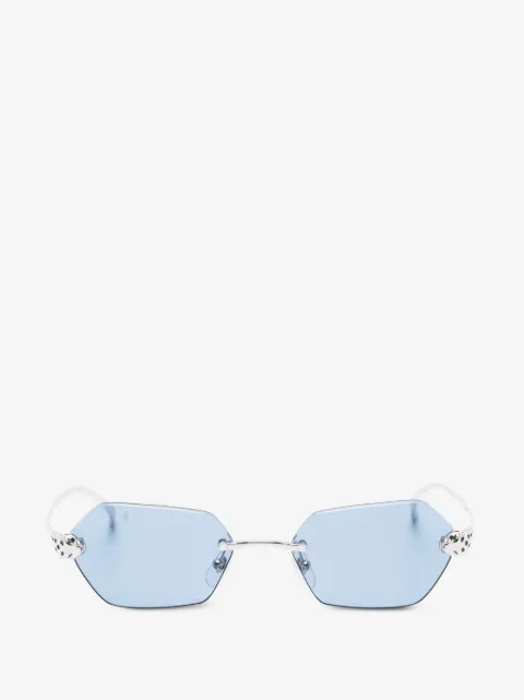 Cartier Eyewear geometric-frame sunglasses