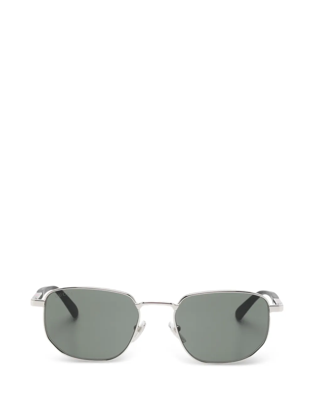 Gucci Eyewear geometric frame sunglasses - Argento