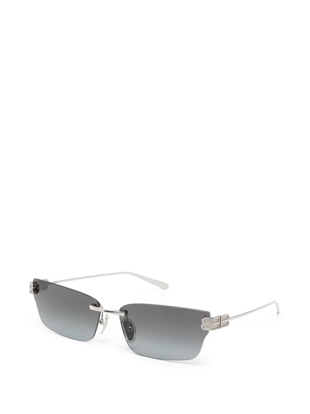 Balenciaga Eyewear BB0487S zonnebril zonder montuur Zilver
