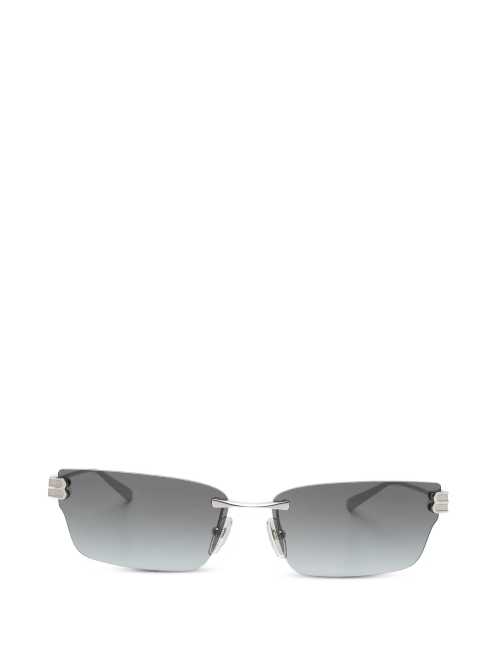 Balenciaga Eyewear Occhiali da sole squadrati - Argento