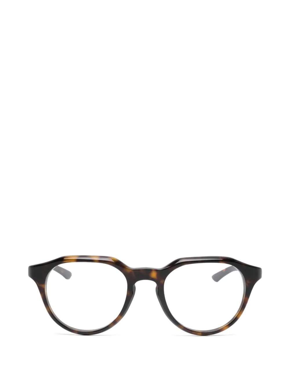 Gucci Eyewear Brille mit rundem Gestell - Braun