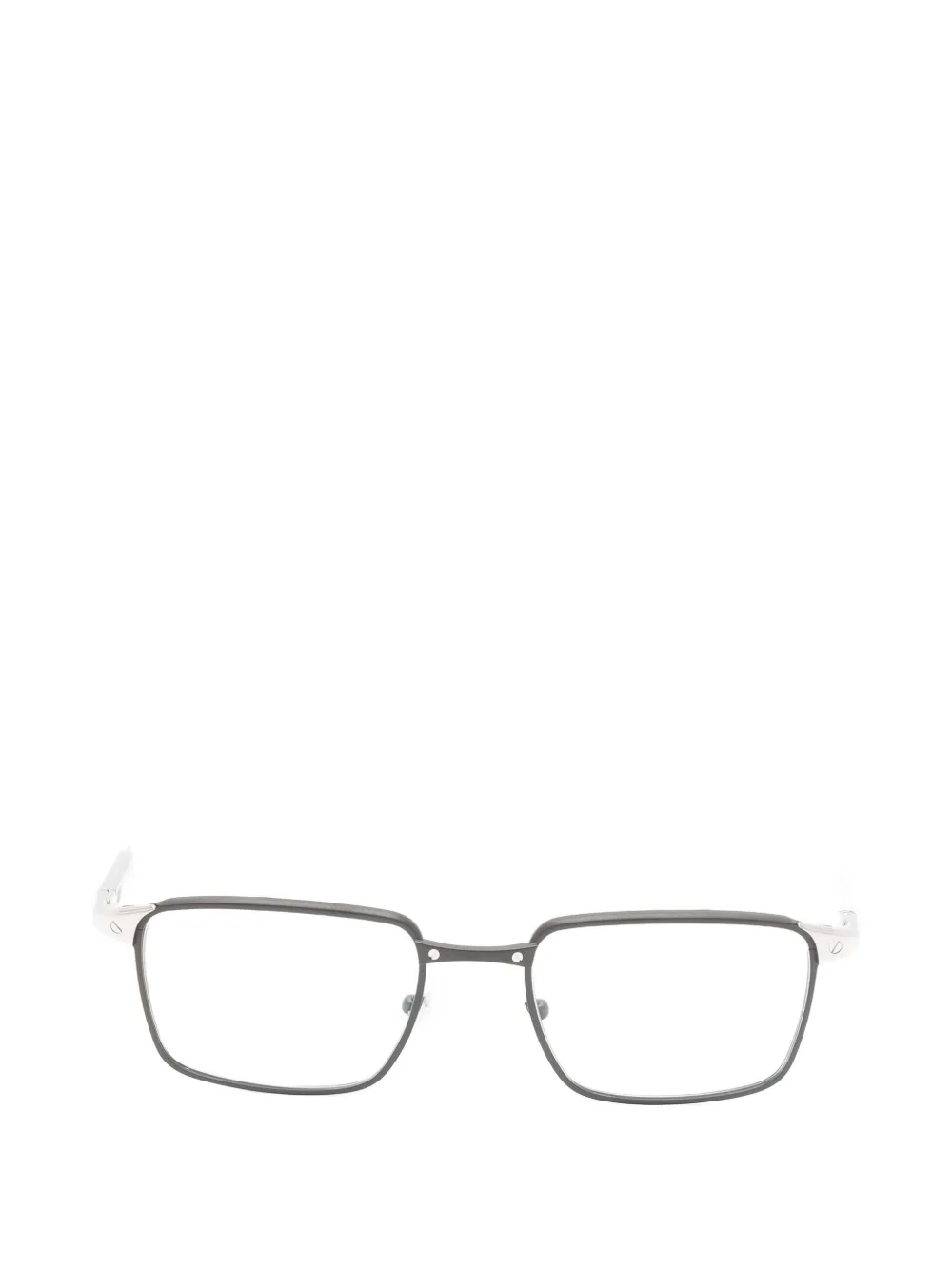 Cartier Eyewear rectangle-frame glasses - Grigio