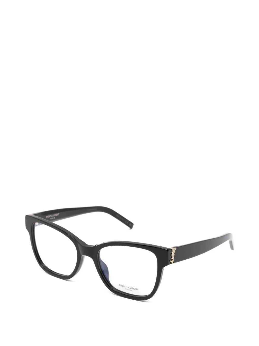 Saint Laurent Eyewear Bril met logodetail Zwart