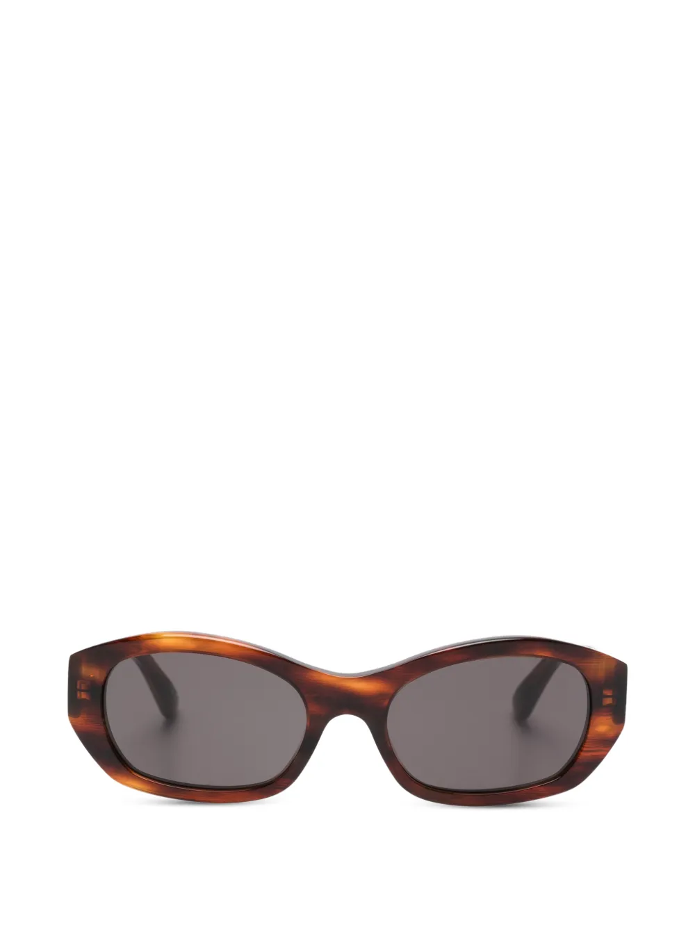 Balenciaga Eyewear Occhiali da sole geometrici - Marrone