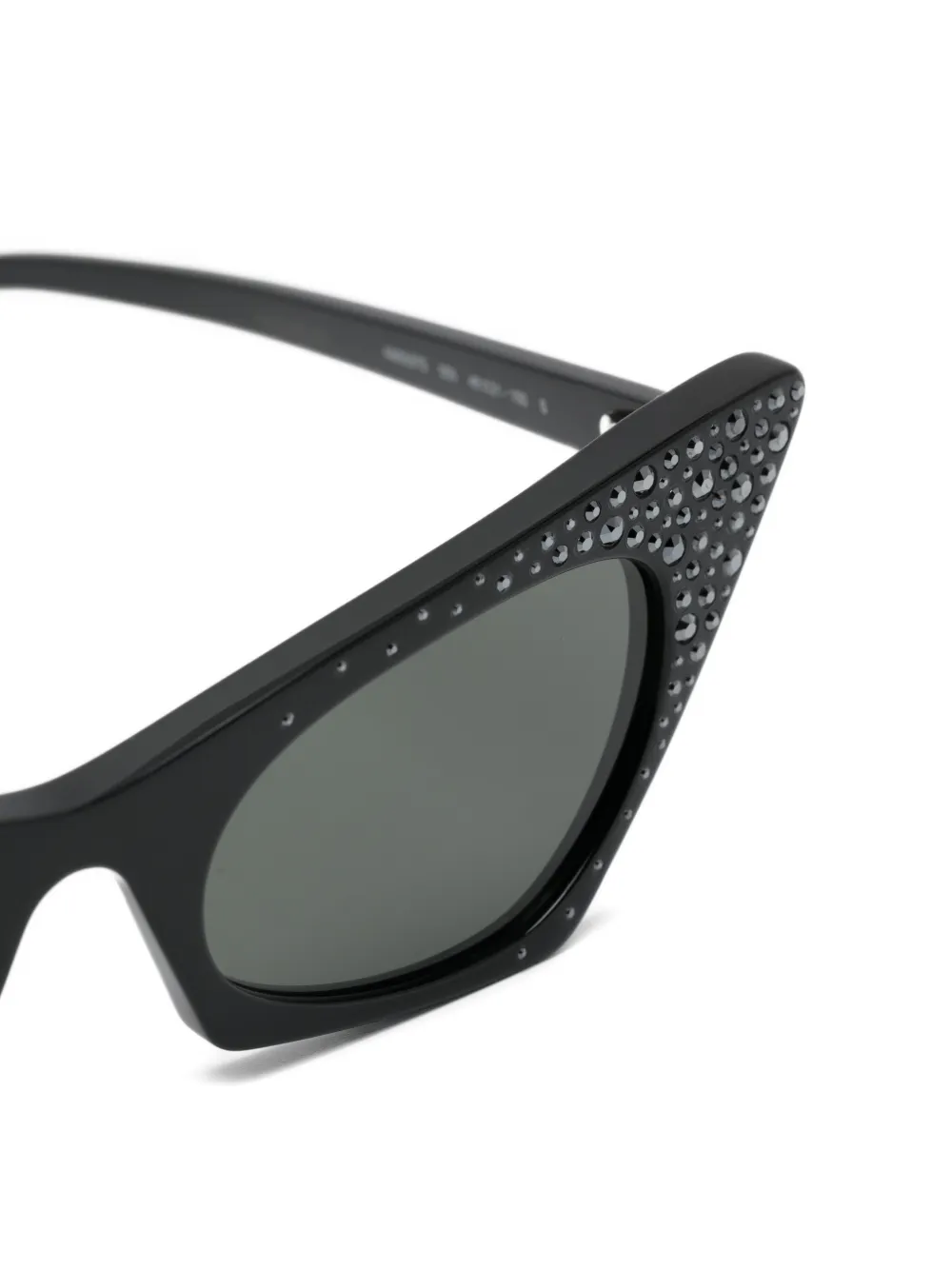 Alexander McQueen Eyewear Zonnebril met cat-eye montuur Zwart