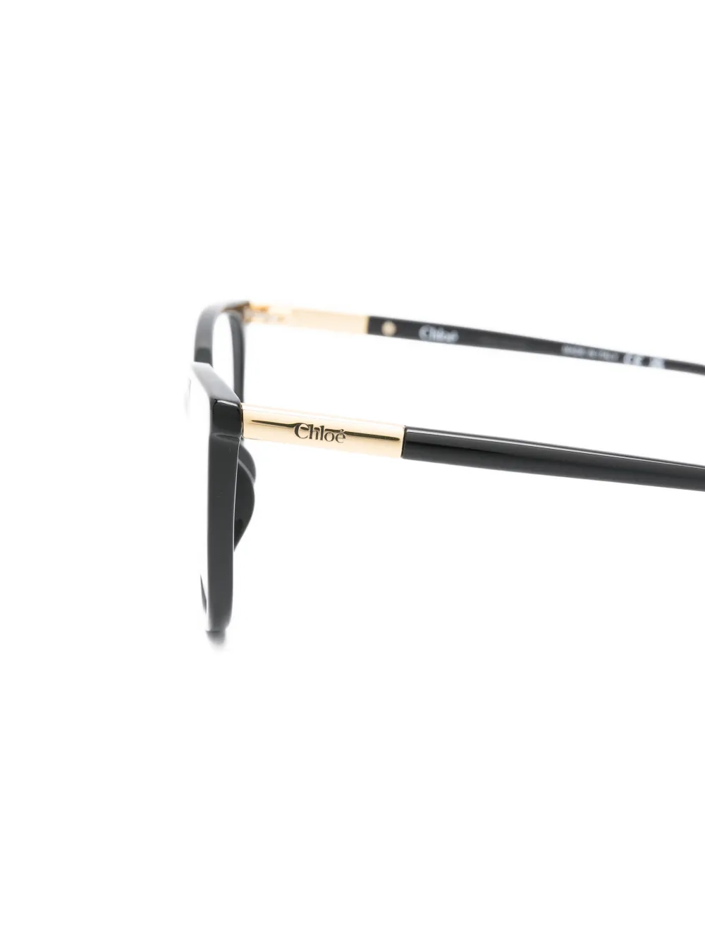  Chloé Eyewear Oval-frame Glasses - Black 