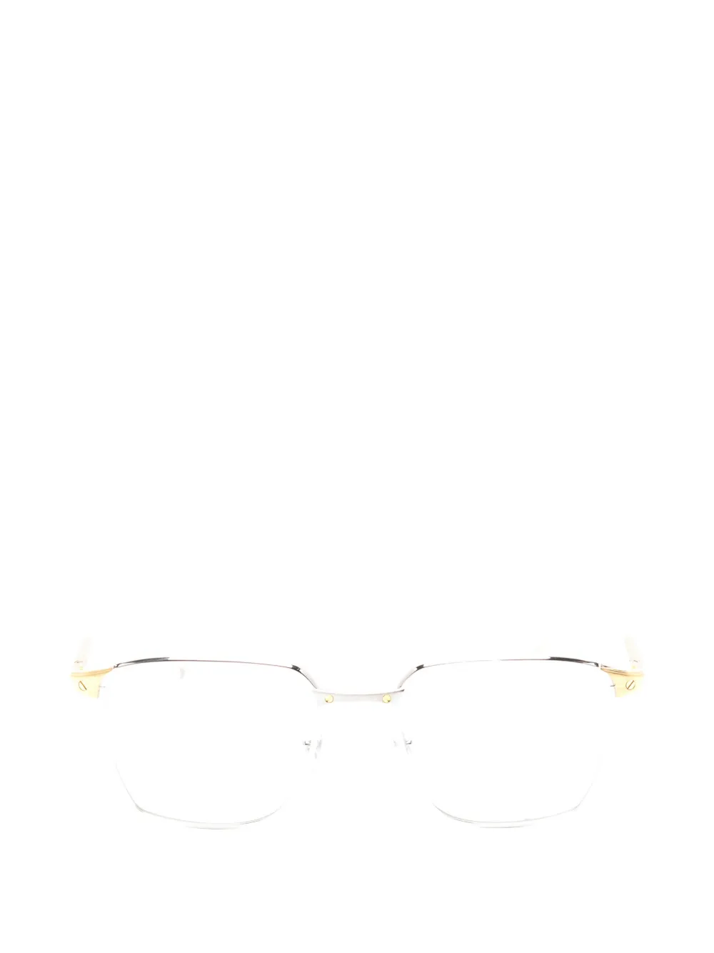 Cartier Eyewear square-frame glasses - Argento