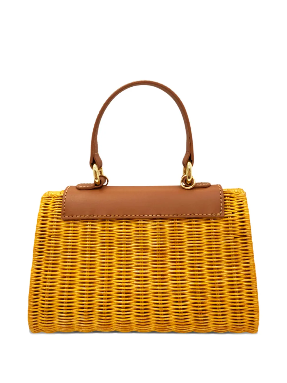  Serpui Yasmin Top-handle Tote Bag - Yellow 