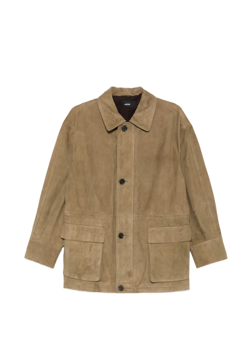 Arma Maeve suede jacket - Toni neutri