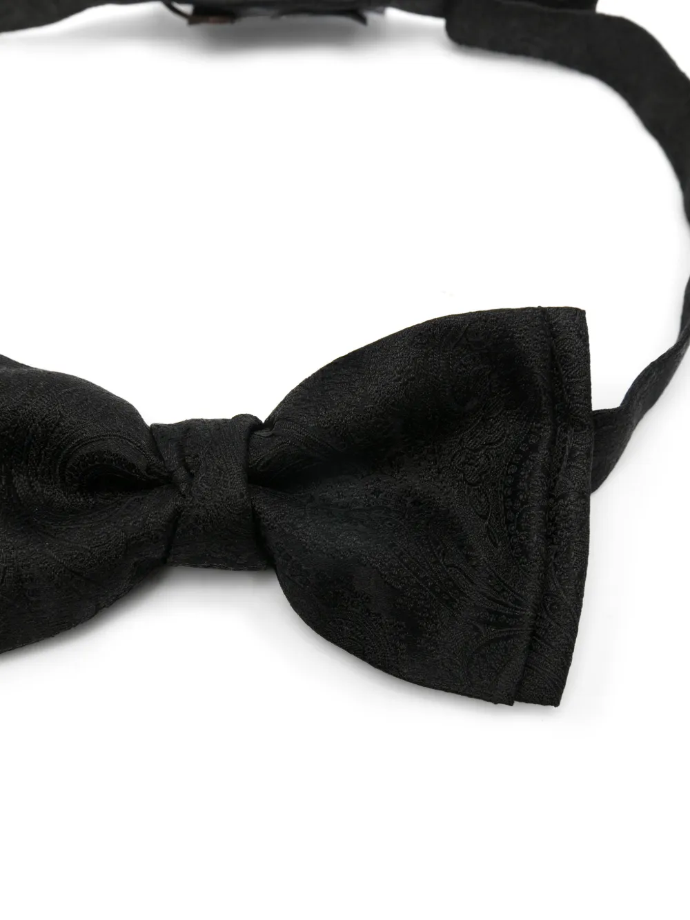  Etro Paisley Bow Tie - Black 